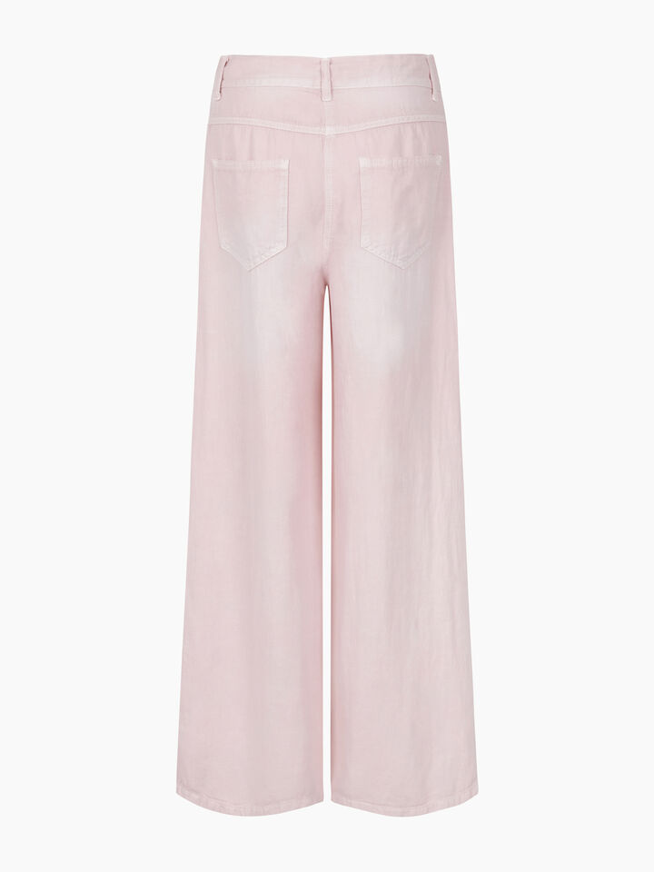 TROUSERS - Palazzo - Pink | Sisley K image number 2